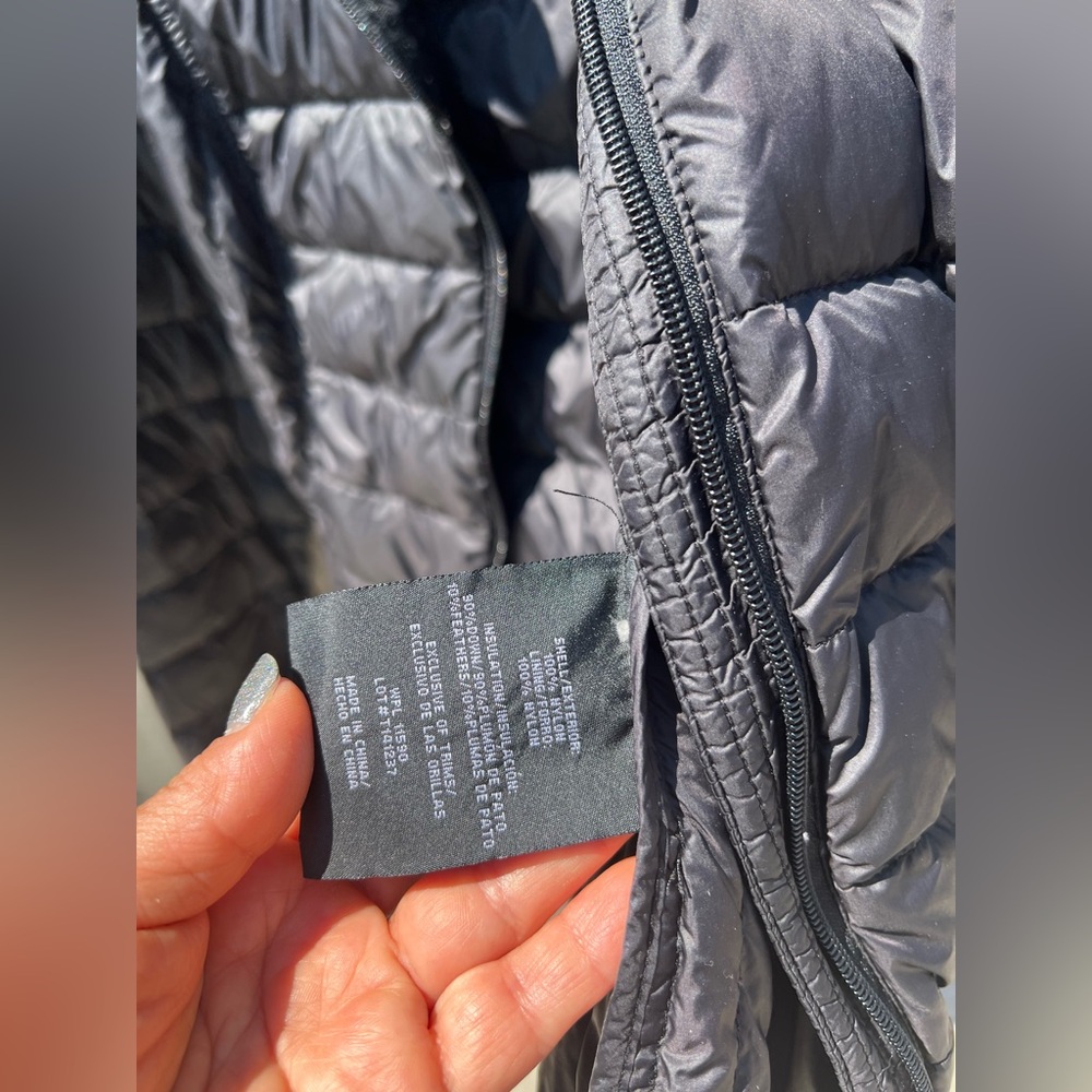 Down Puffer Black Quilted Jacket. - image 7